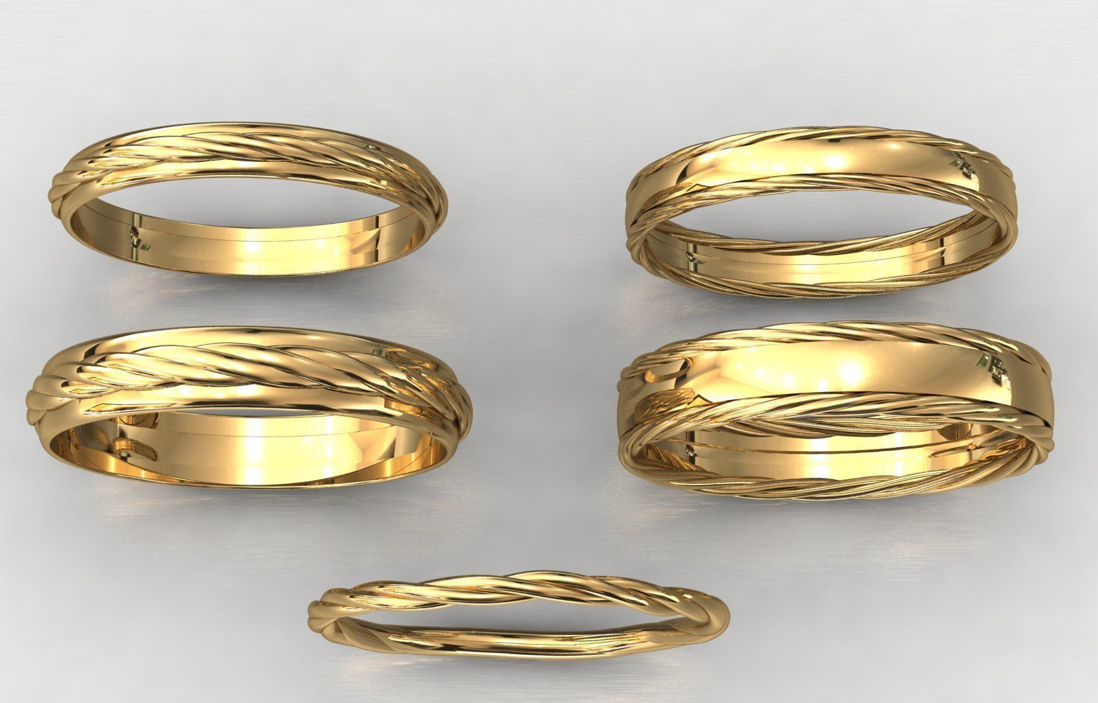 pieces of ring -solitaire -  - pendant 3D print model_42