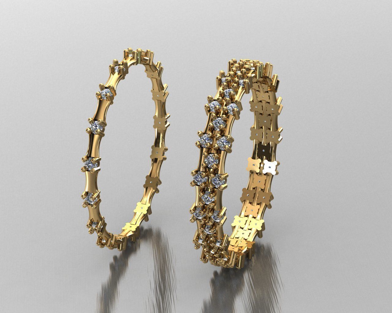 pieces of ring -solitaire -  - pendant 3D print model_12