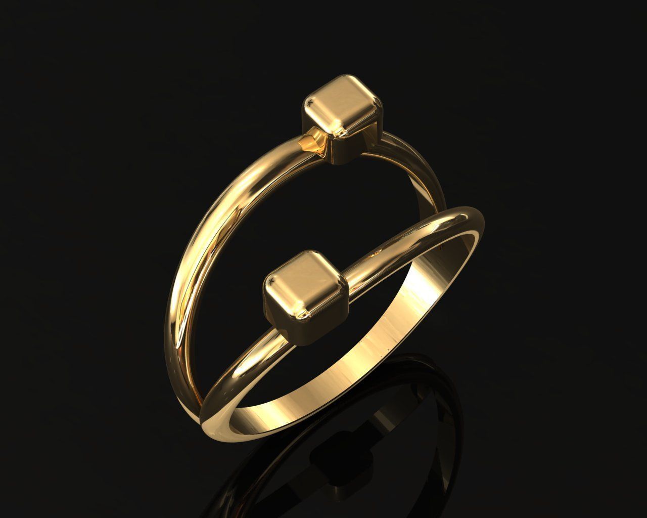 pieces of ring -solitaire -  - pendant 3D print model_25