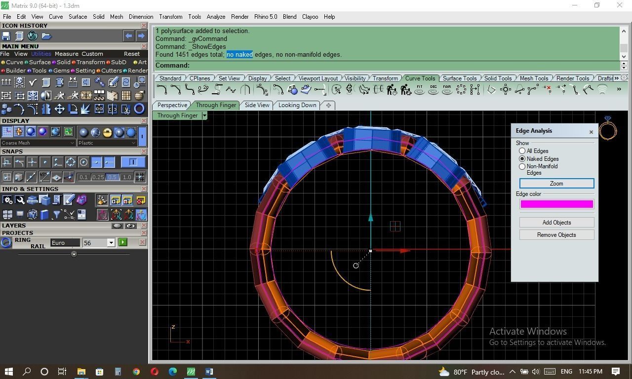 pieces of ring -solitaire -  - pendant 3D print model_40