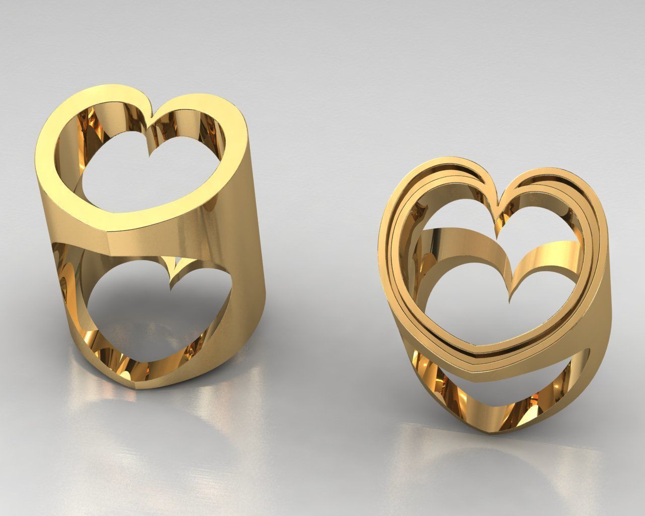 pieces of ring -solitaire -  - pendant 3D print model_33
