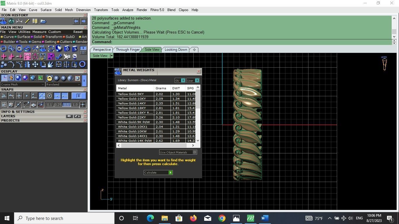 pieces of ring -solitaire -  - pendant 3D print model_66