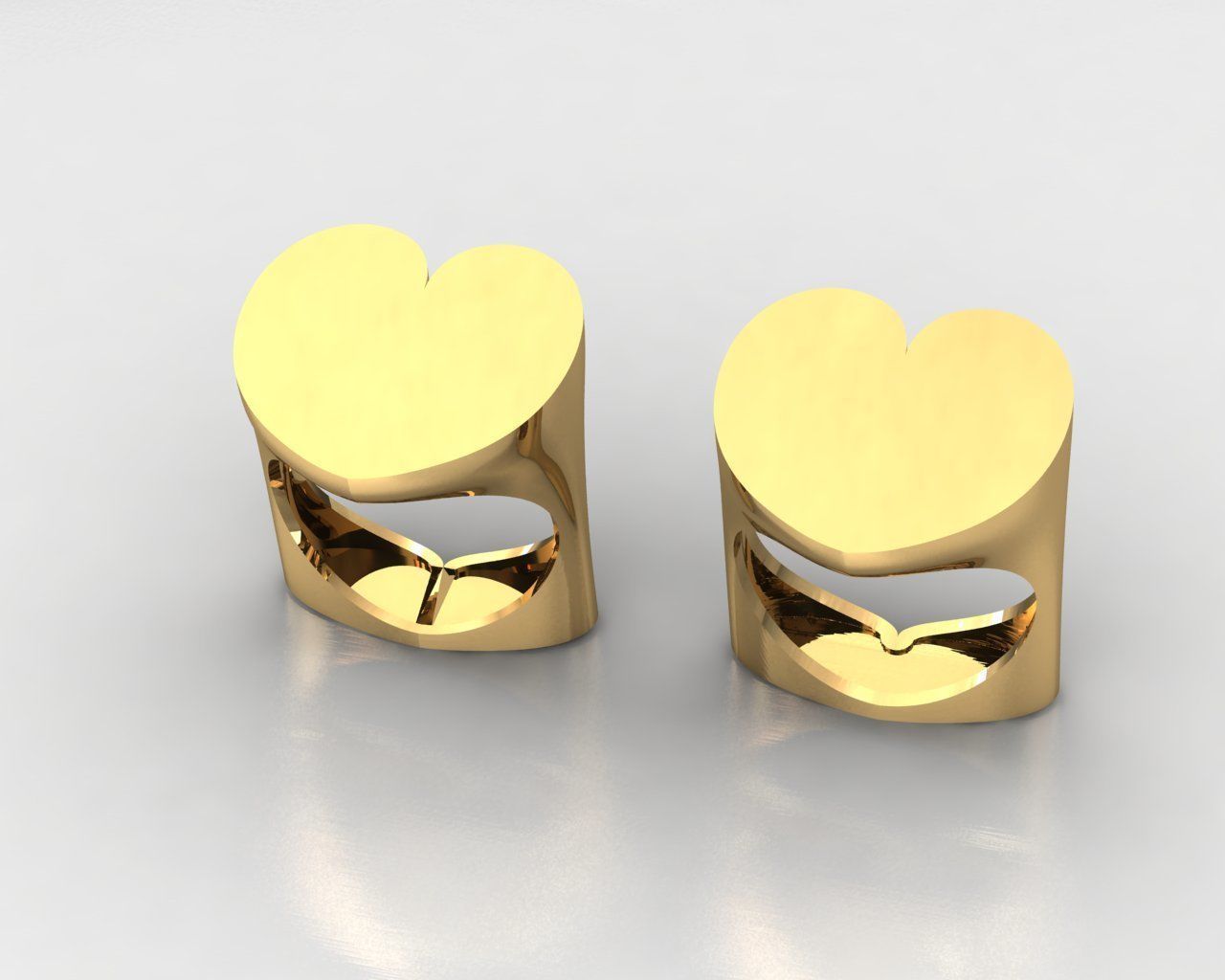 pieces of ring -solitaire -  - pendant 3D print model_9