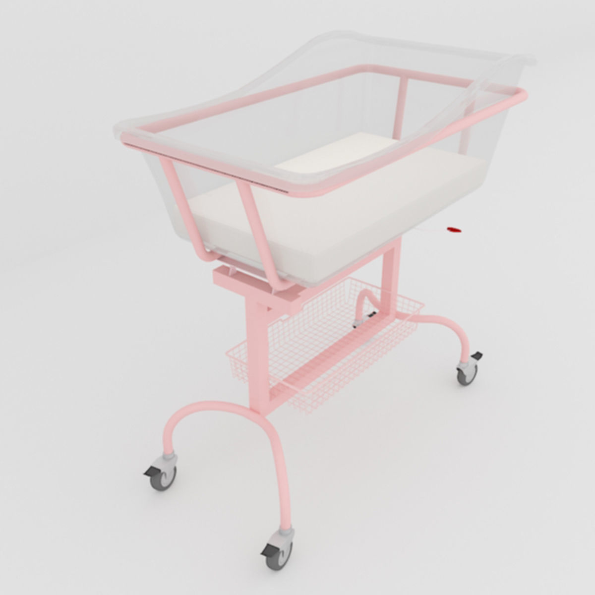 Hospital Baby Cot 3D model CGTrader