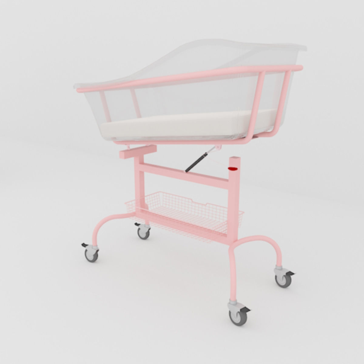 Hospital Baby Cot 3D model CGTrader