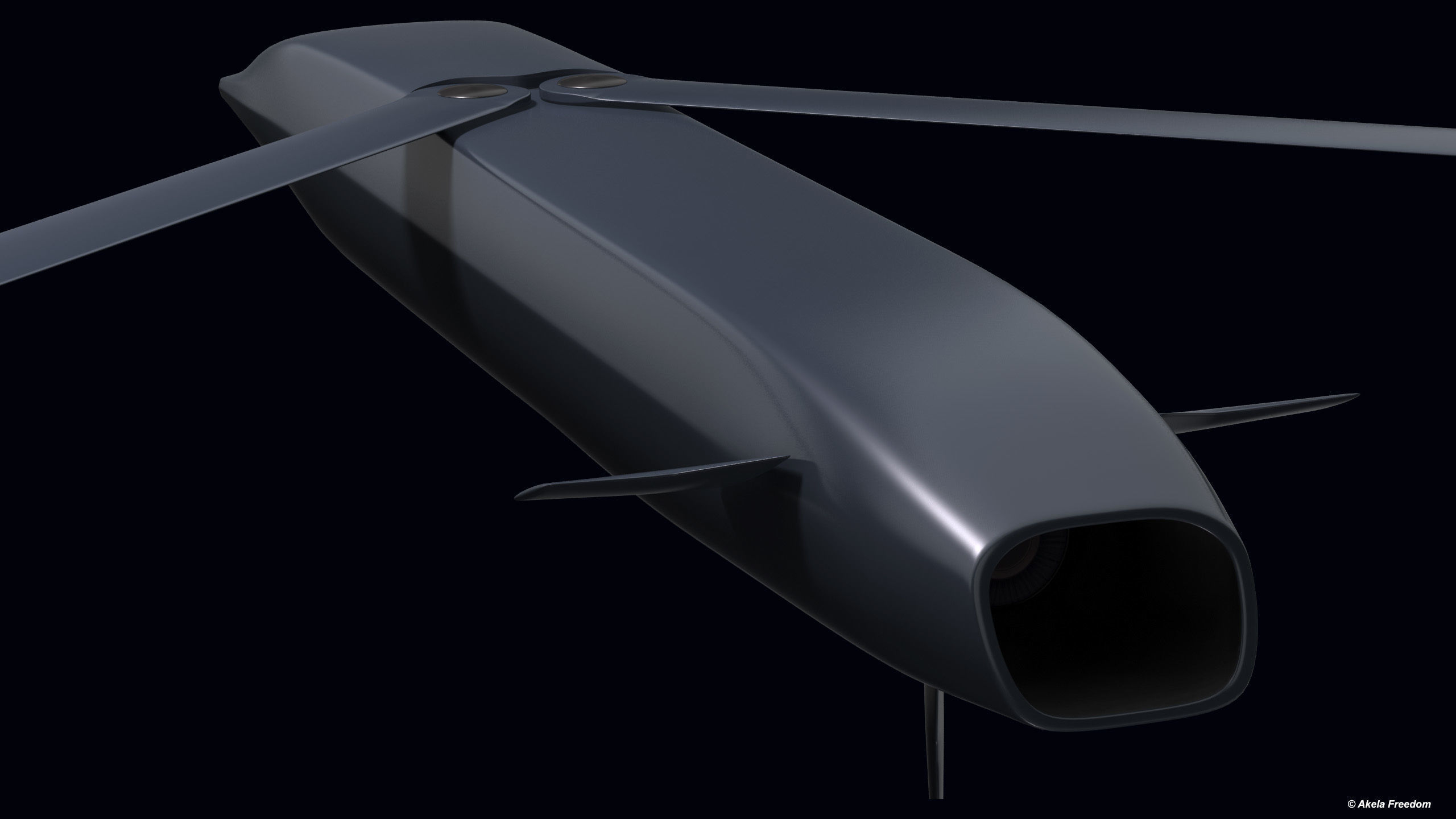 Subsonic Cruise Missile 3D model_7