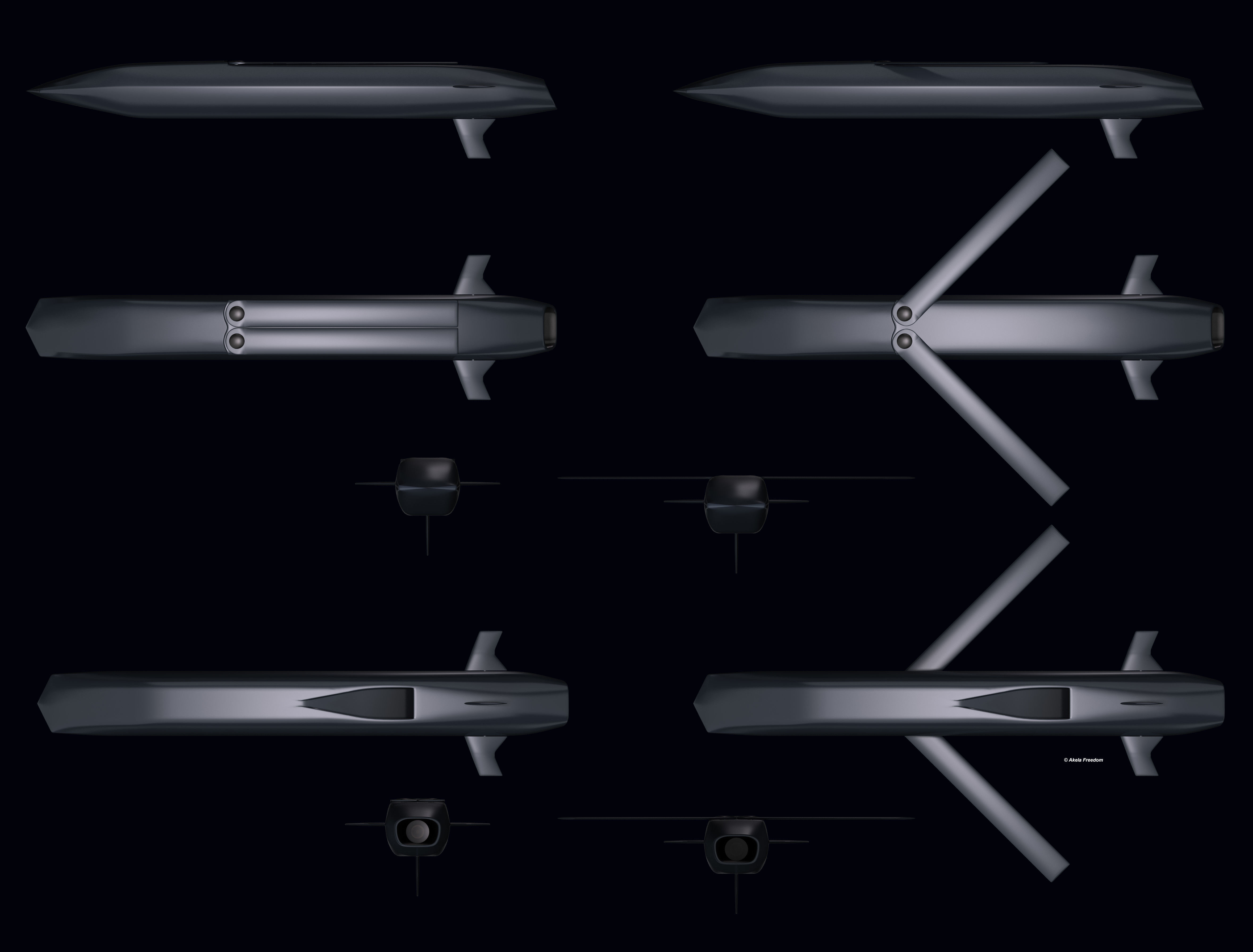 Subsonic Cruise Missile 3D model_8