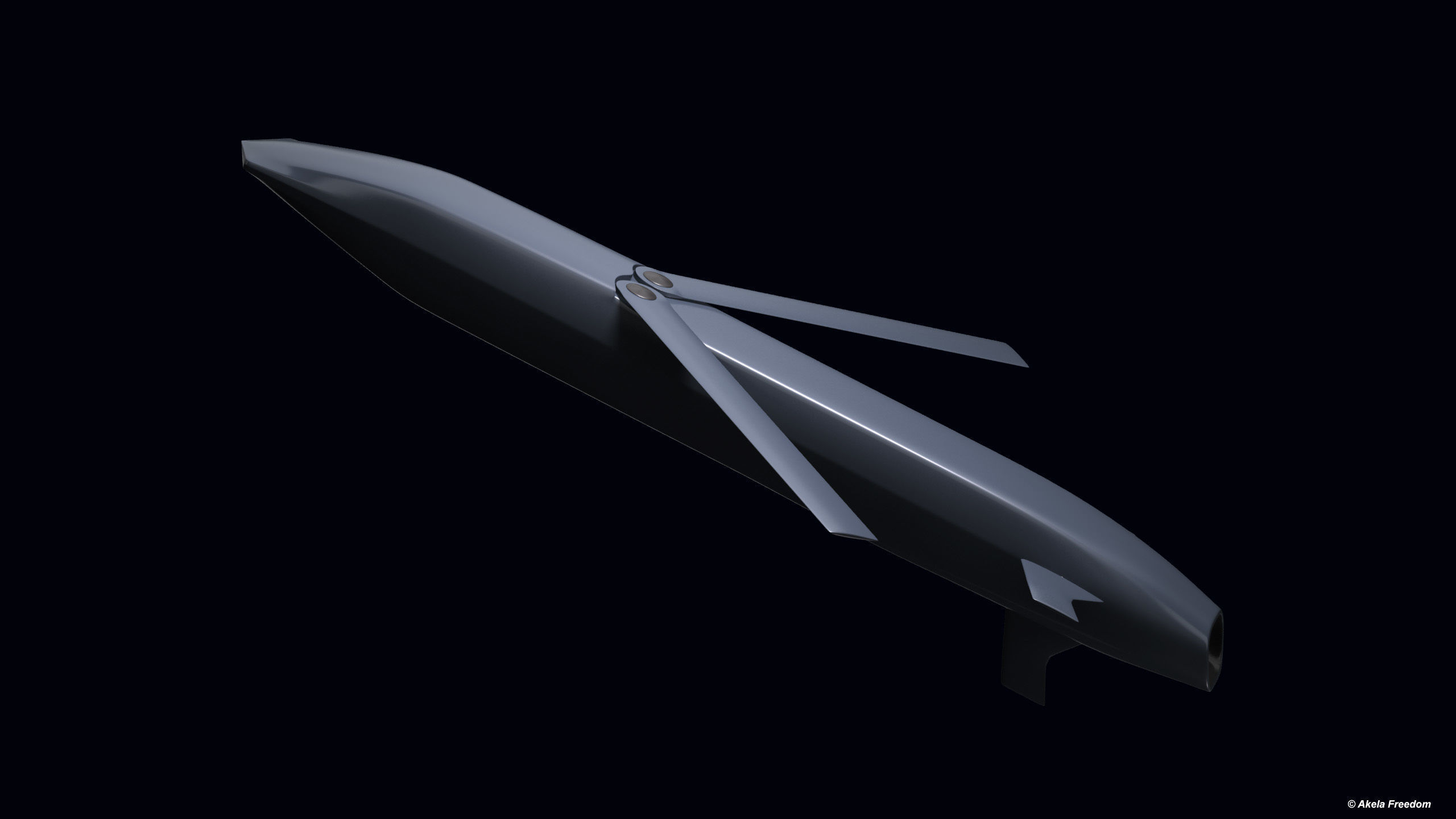 Subsonic Cruise Missile 3D model_6