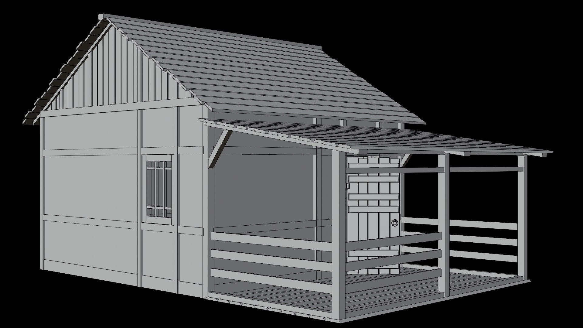 Medieval Village Asset 01 - 4K Textures Game Ready Low-poly 3D model_13