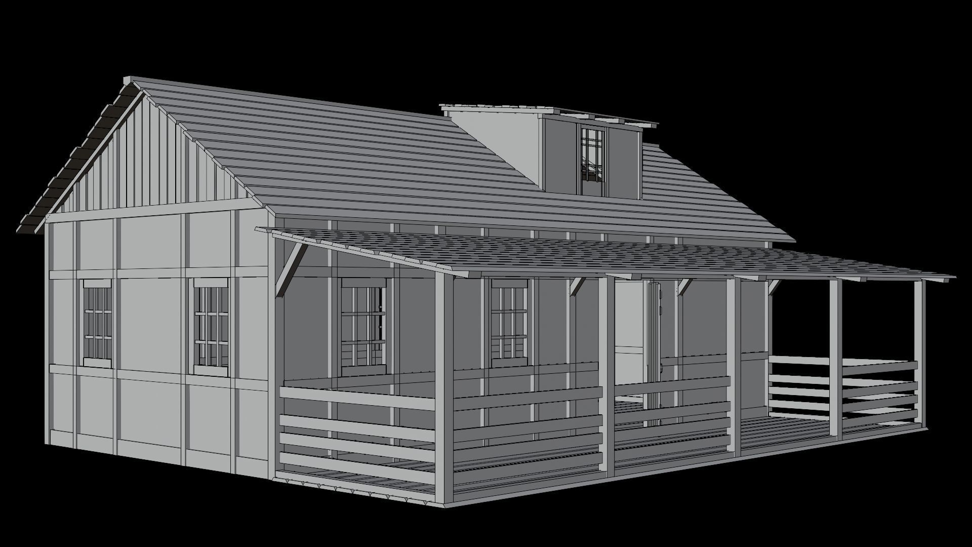 Medieval Village Asset 04 - 4K Textures Game Ready Low-poly 3D model_13