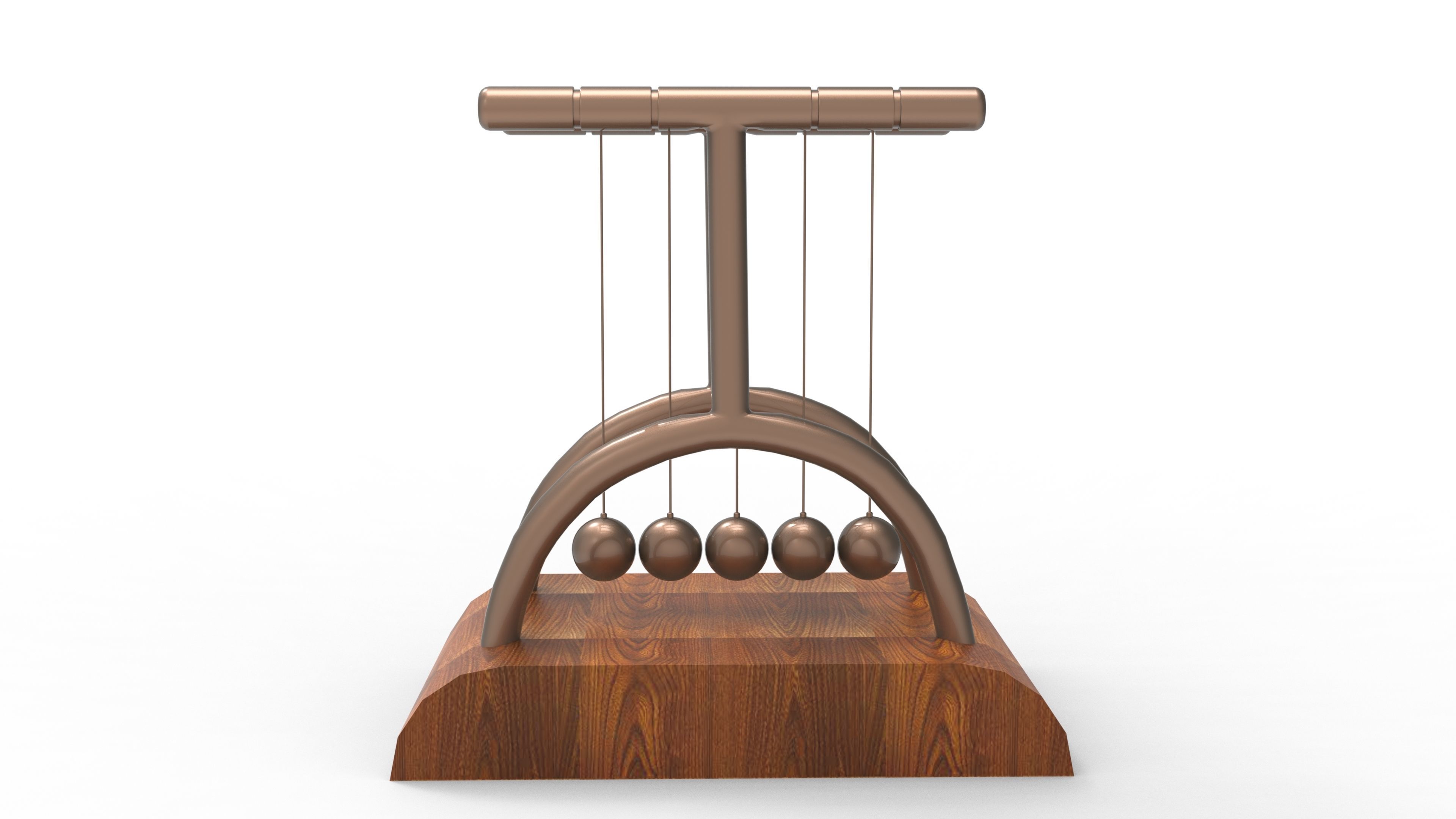 Magnetic Swinging Low-poly 3D model_7