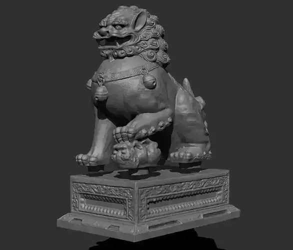 Chinese guardian lion