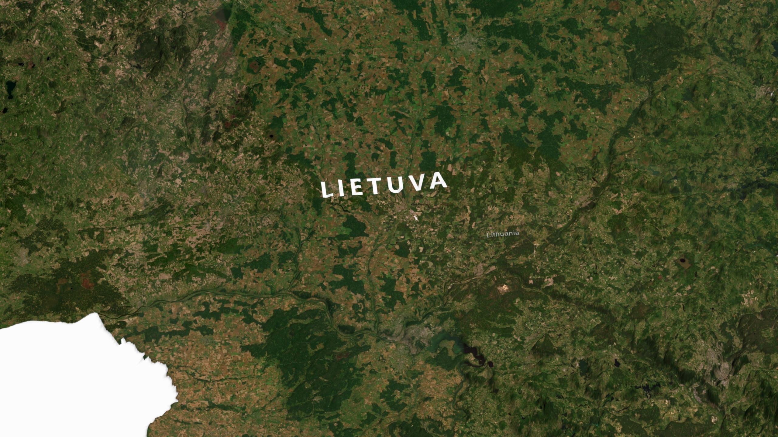 Lithuania Terrain Topography Elevation DEM Geography Landscape 3D model_3