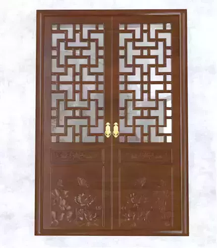 ChineseStyleWoodenDoor01