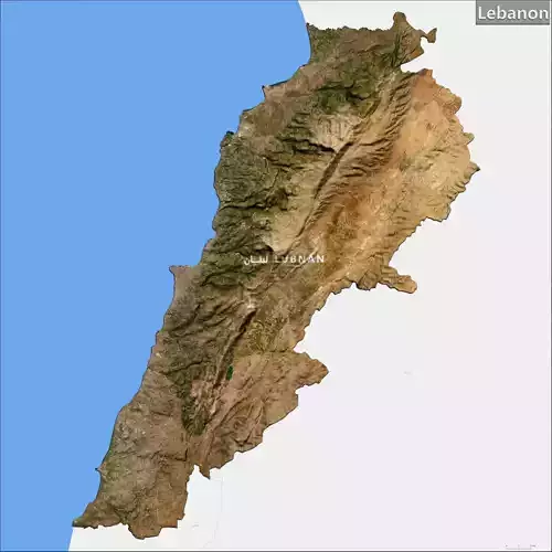 Lebanon Terrain Topography Elevation DEM Geography Landscape 