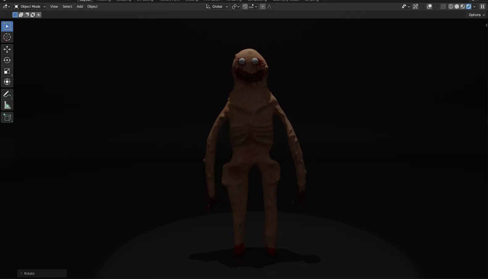 monster 3D model_0