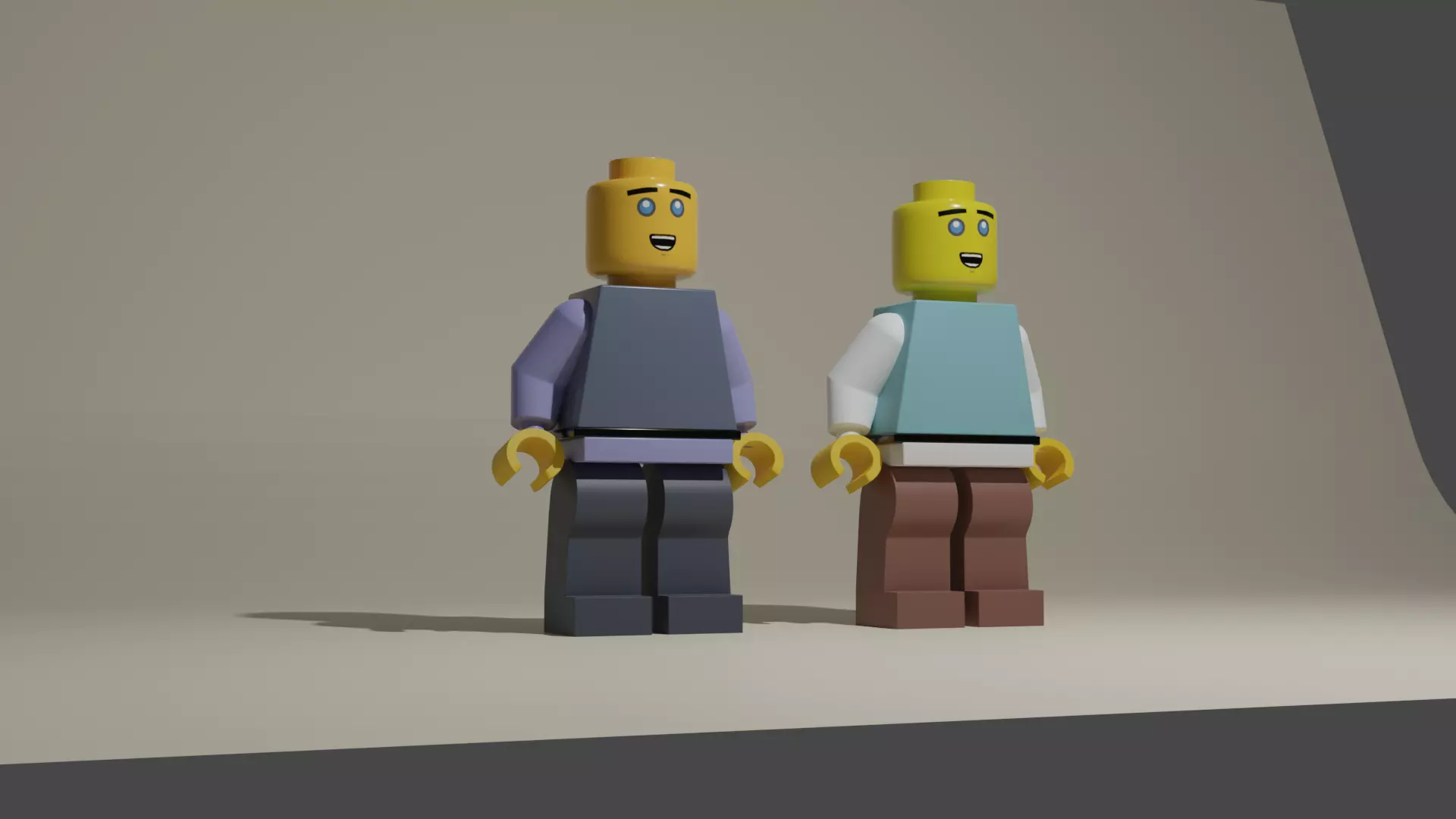 Lego Mans 3D model_0