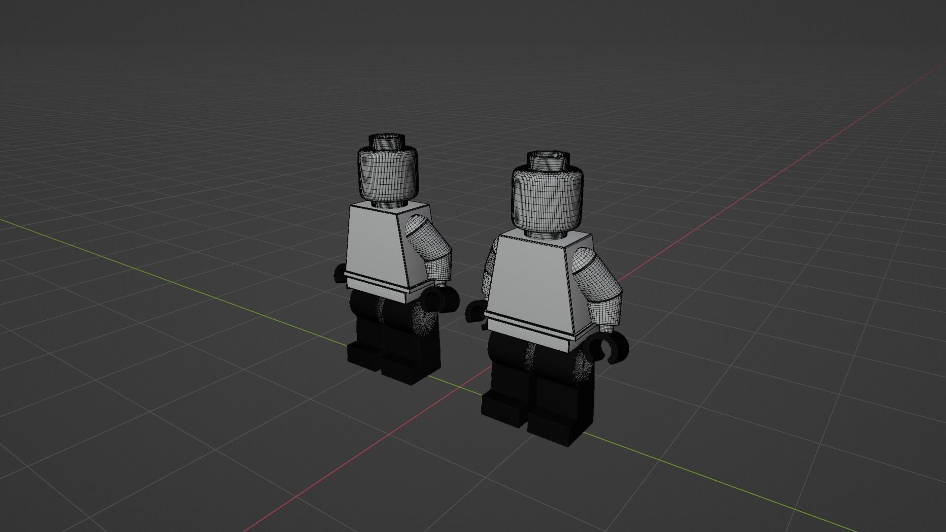 Lego Mans 3D model_1