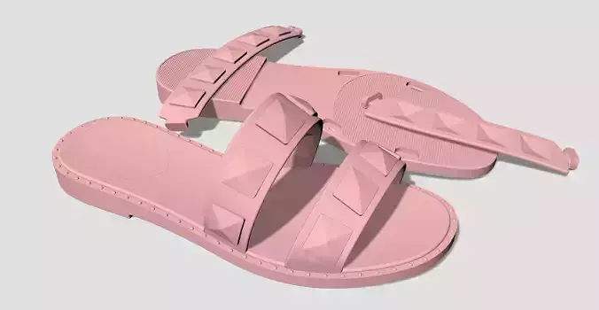 Editable Sandal for Women 3D print model