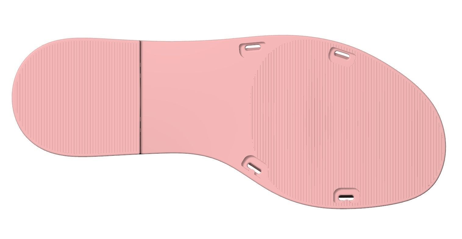 Editable Sandal for Women 3D model 3D printable | CGTrader