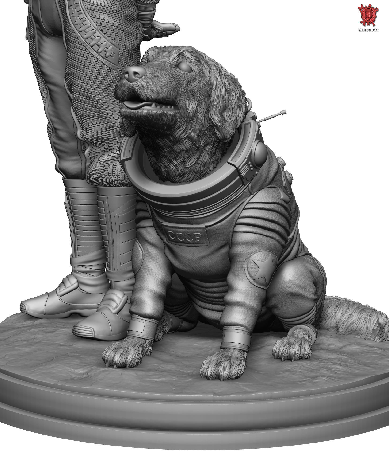 guardians of the galaxy 3 Cosmo and Kraglin 3D file 3D print model_2