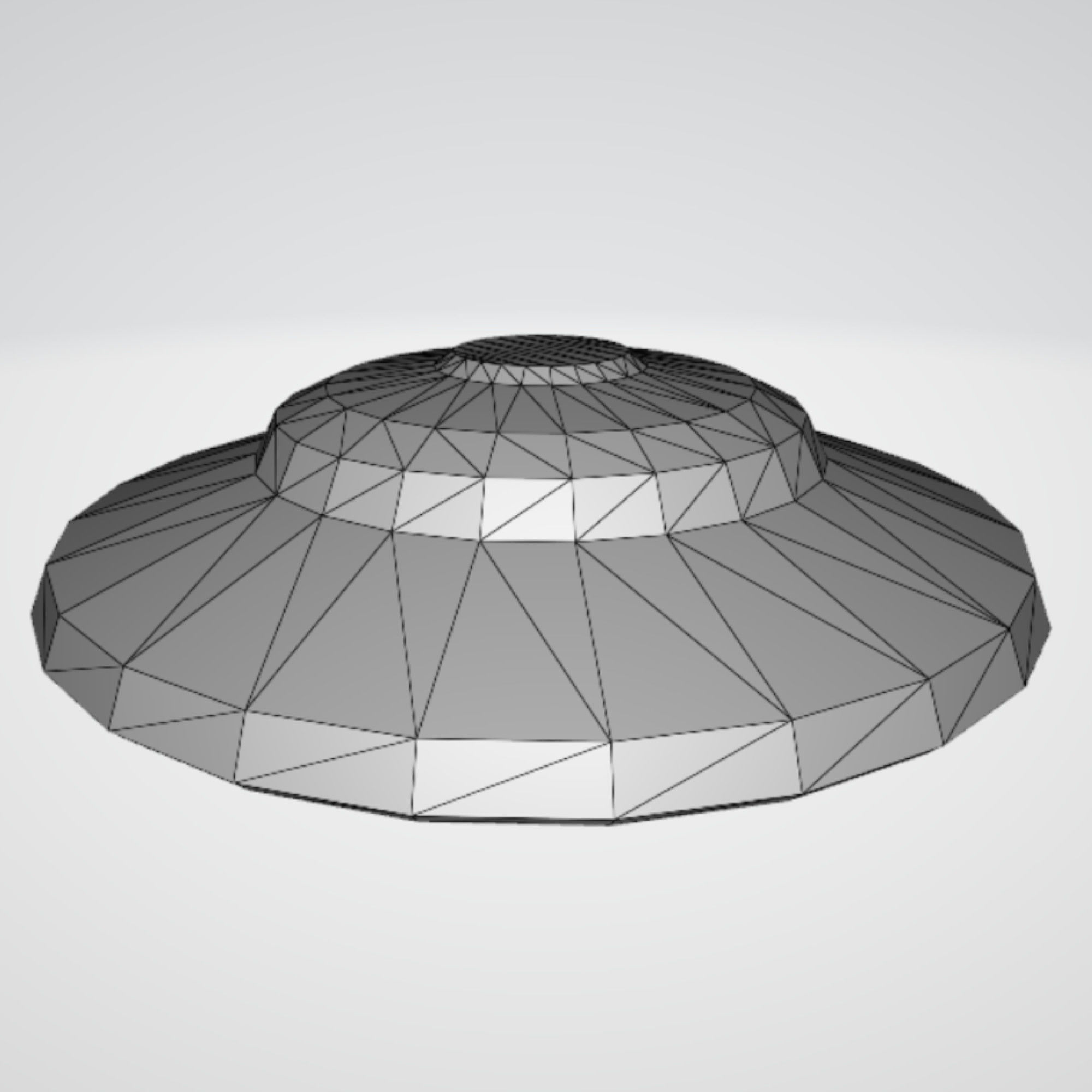 3D model UFO Flying Saucer Alien Spaceship VR / AR / low-poly | CGTrader