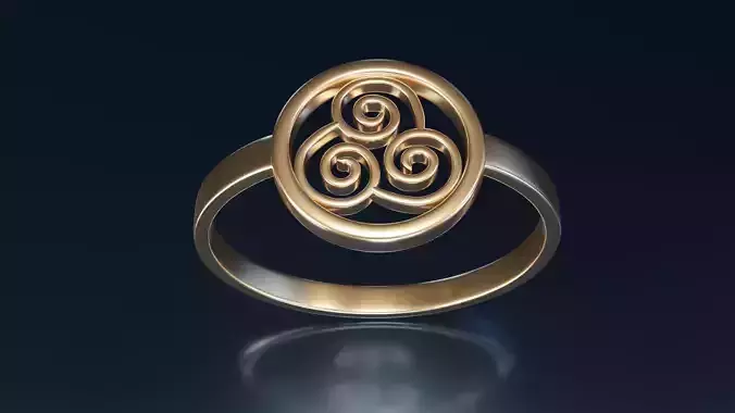 ATLA Air symbol ring