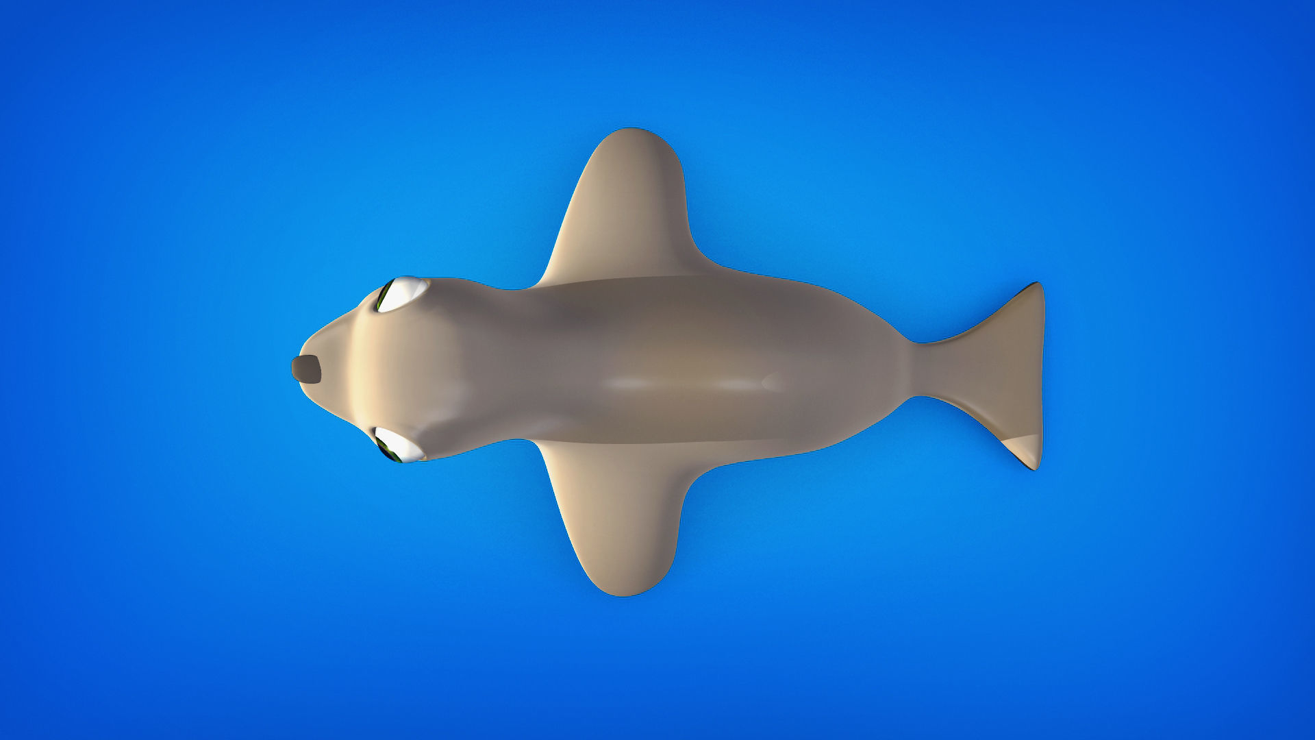 Seal cute character Low-poly 3D model Low-poly 3D model_6