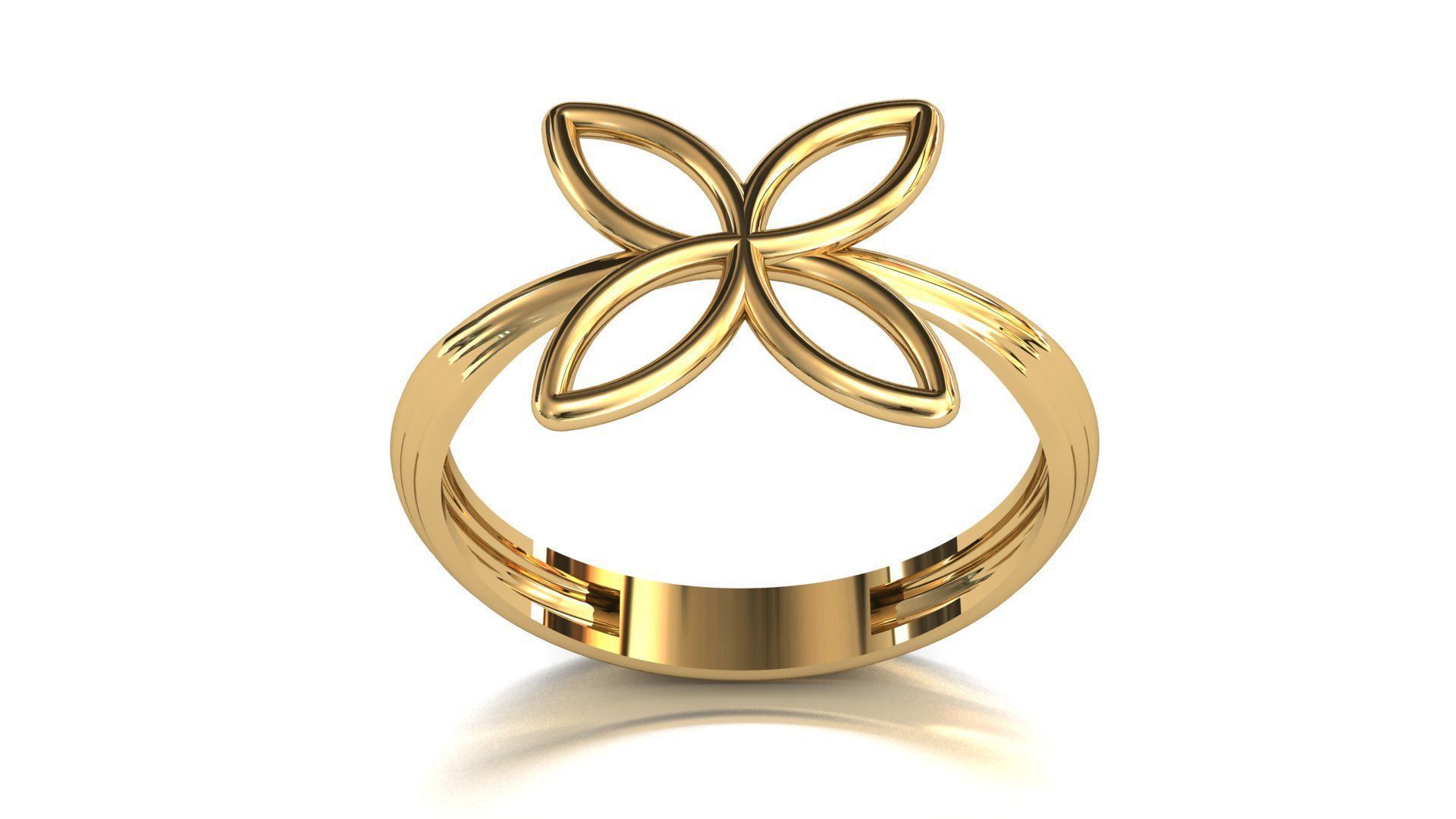 Simple beauty rings for womens free 3D model 3D printable CGTrader