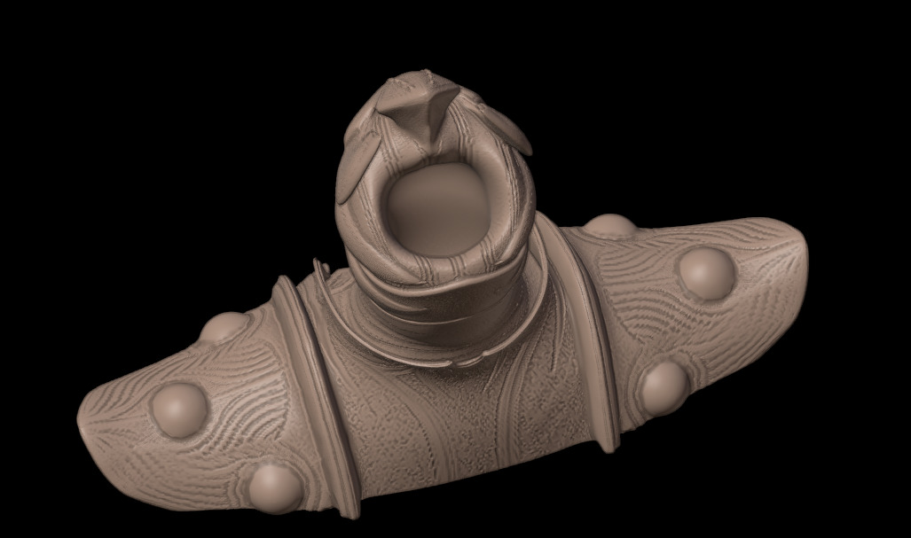 Shinnok Bust Vase from Mortal Kombat X sculpt and pot planter 3D print model_3