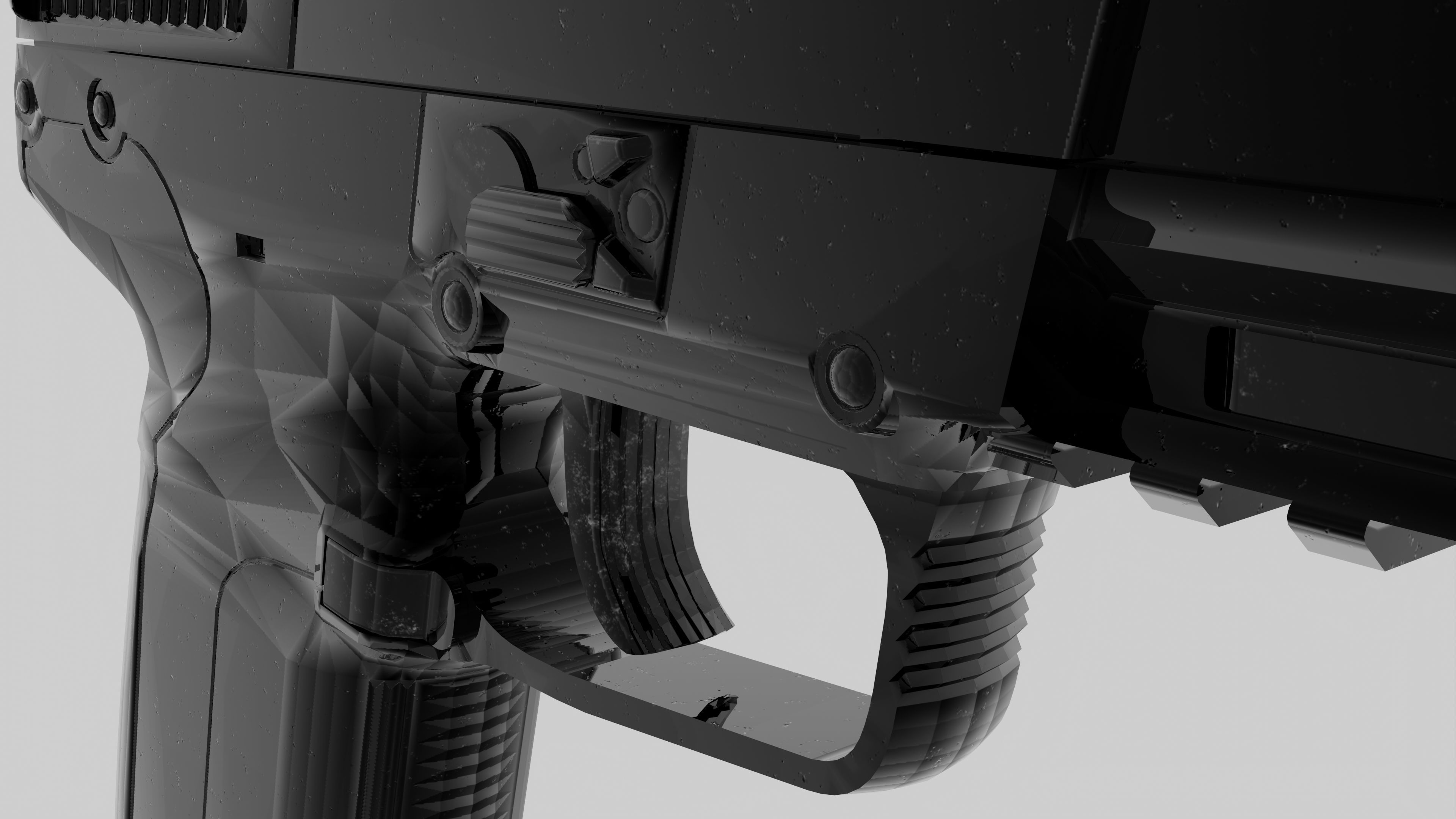 Five-Seven Low-poly 3D model_4