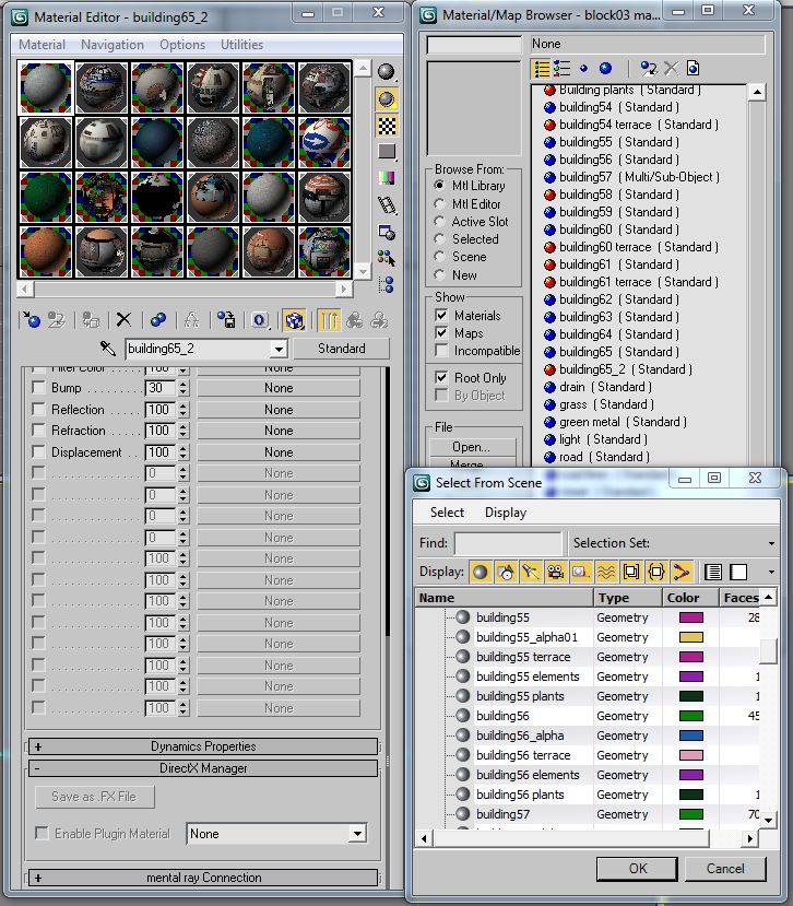 5 City Blocks Collection Low-poly 3D model_102
