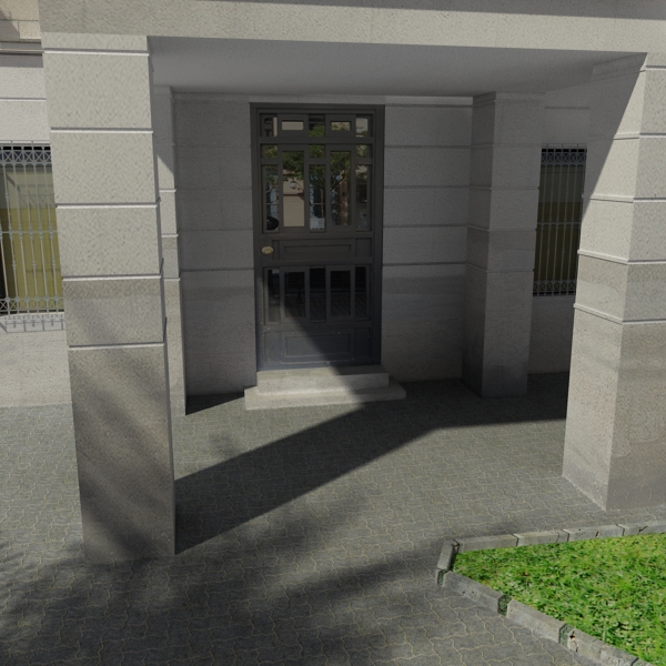 5 City Blocks Collection Low-poly 3D model_58