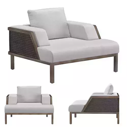 Lounge armchair Grand Life