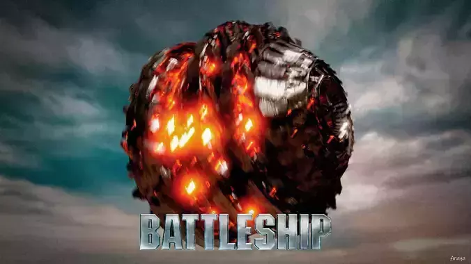 Shredder Battleship 3D model