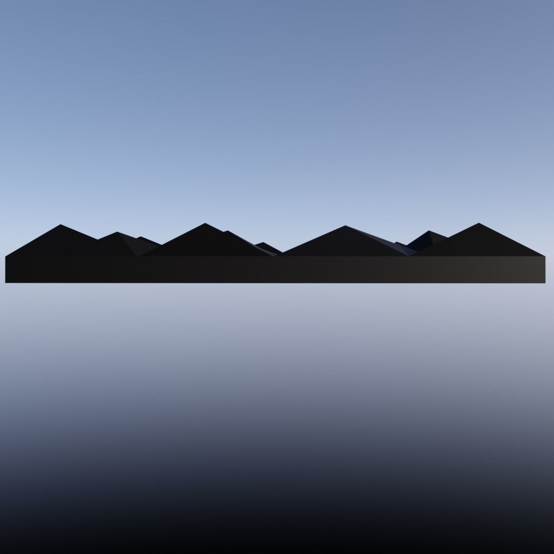 wall panel 3d triangles 3D print model_2