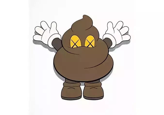 Kaws Poop for Print 3D print model