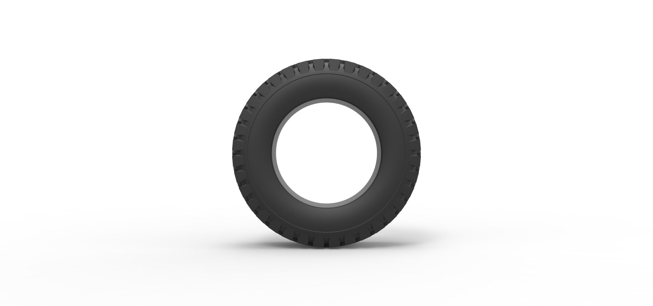 Offroad tire 79 Scale 1 to 25 3D print model_4