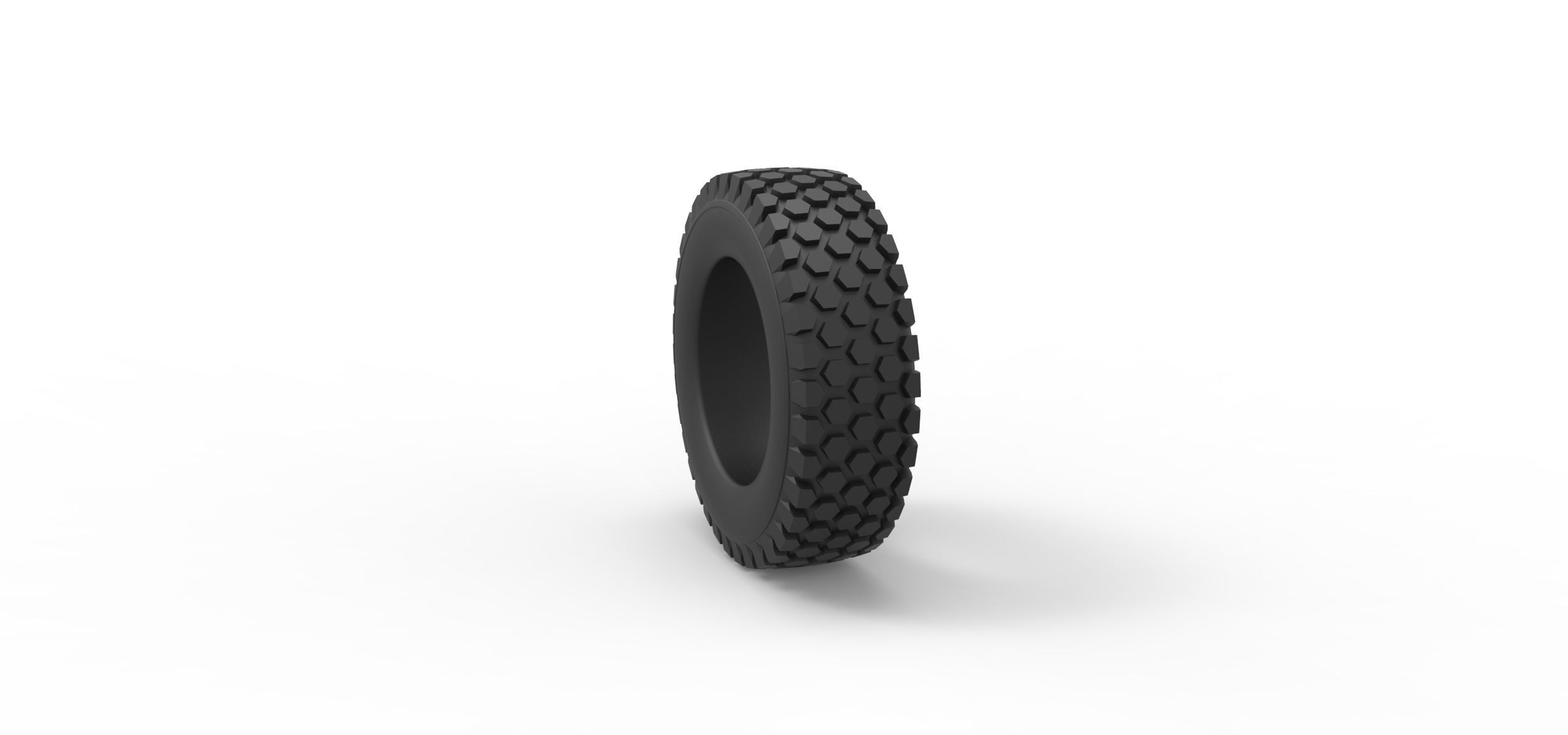 Offroad tire 79 Scale 1 to 25 3D print model_7
