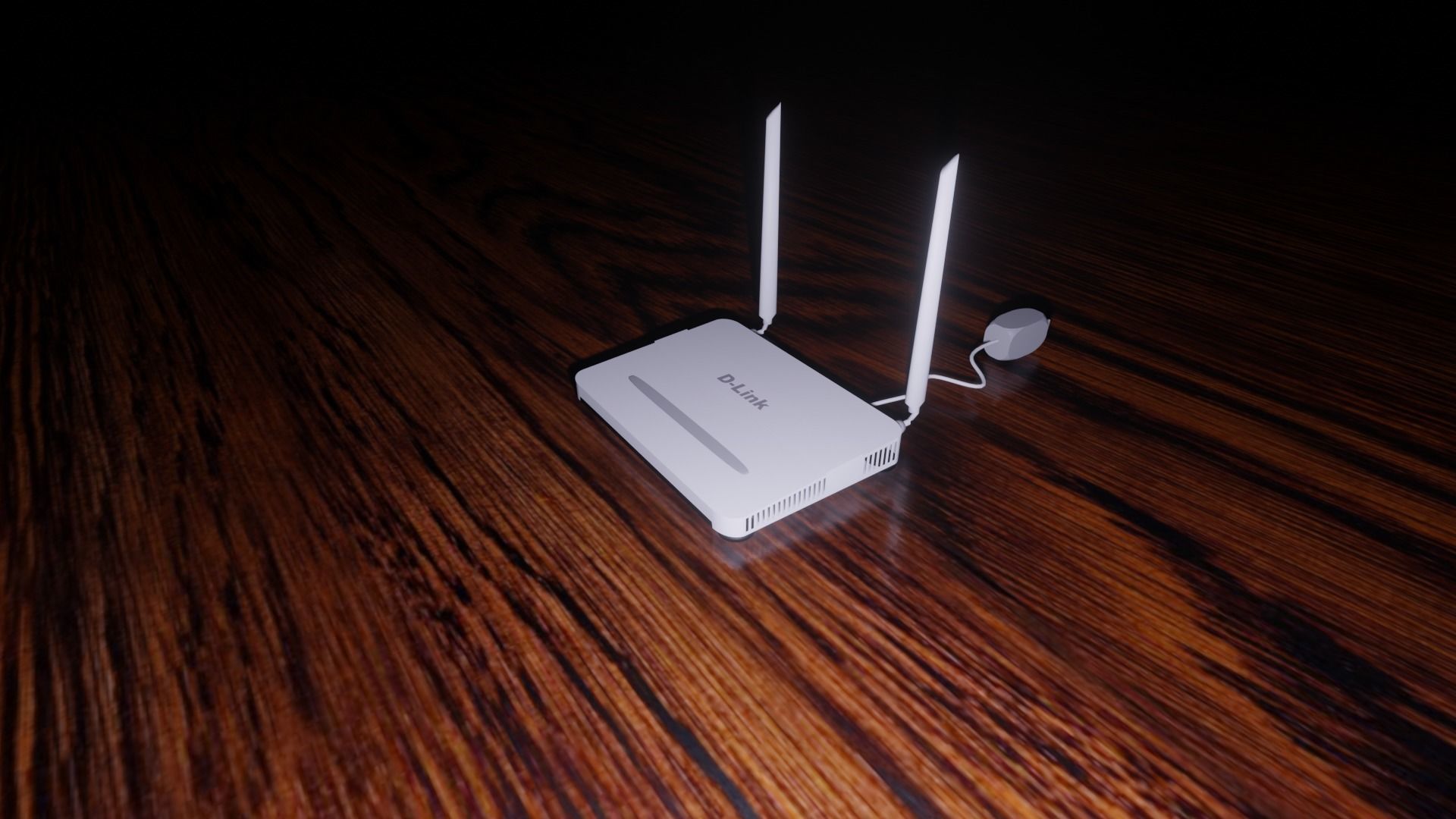 Router Dlink free 3D model | CGTrader