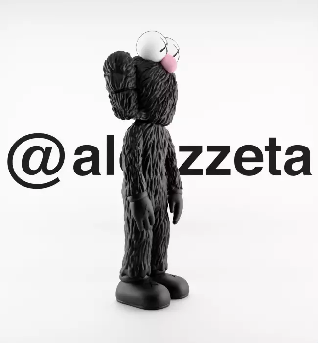 Kaws BFF x Uzi BFF x Bloody Hands Companion for Print 3D print model_12