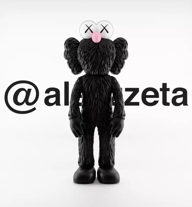 Kaws BFF x Uzi BFF x Bloody Hands Companion for Print 3D print model_2