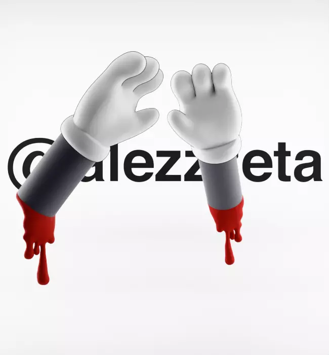 Kaws BFF x Uzi BFF x Bloody Hands Companion for Print 3D print model_31