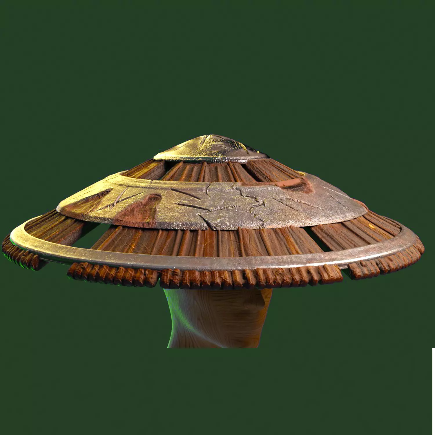 japanese hat 3D print model