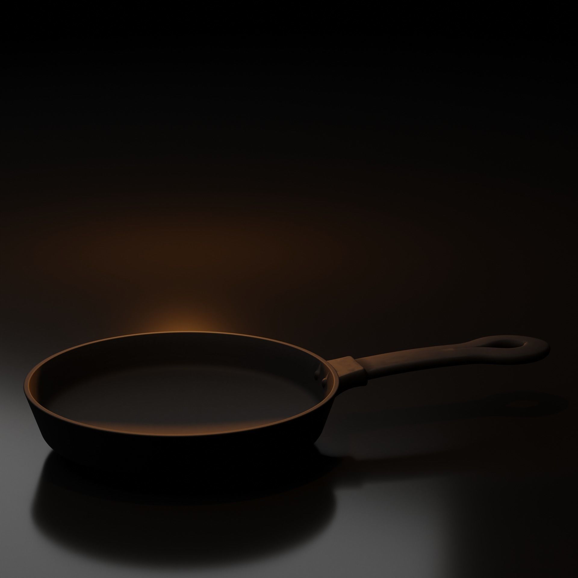 Rapunzel cast iron frying pan 3D print model_2