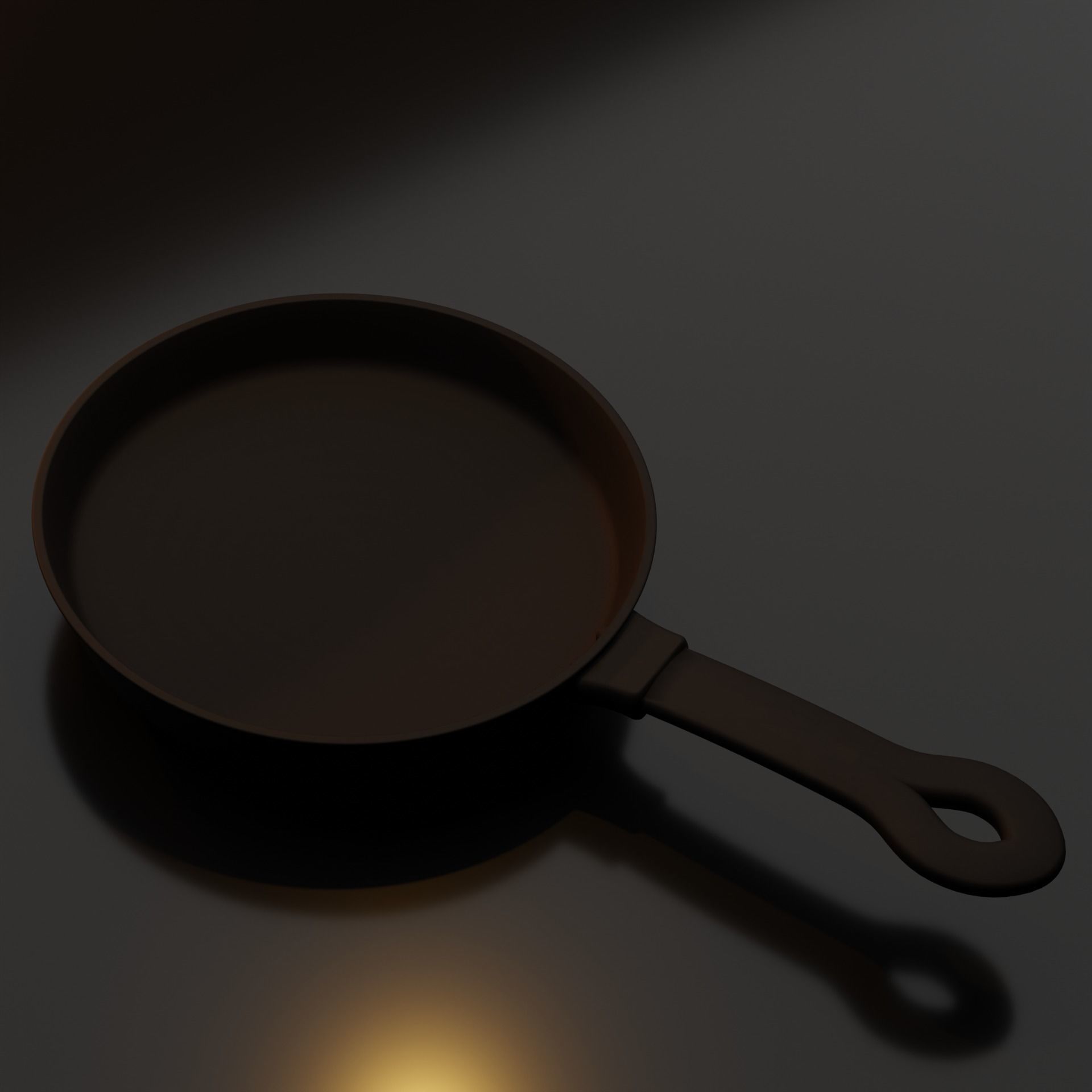 Rapunzel cast iron frying pan 3D print model_8