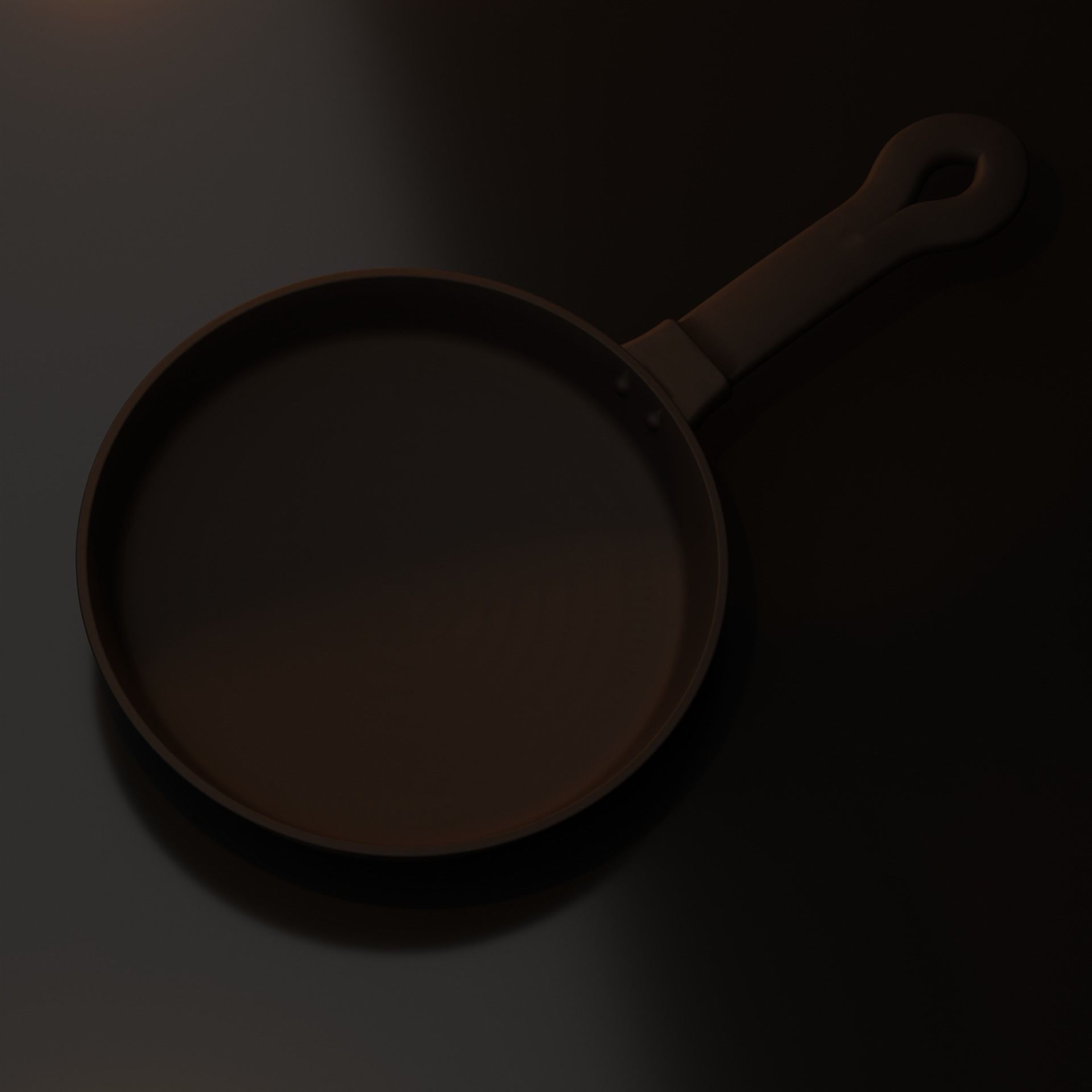 Rapunzel cast iron frying pan 3D print model_11