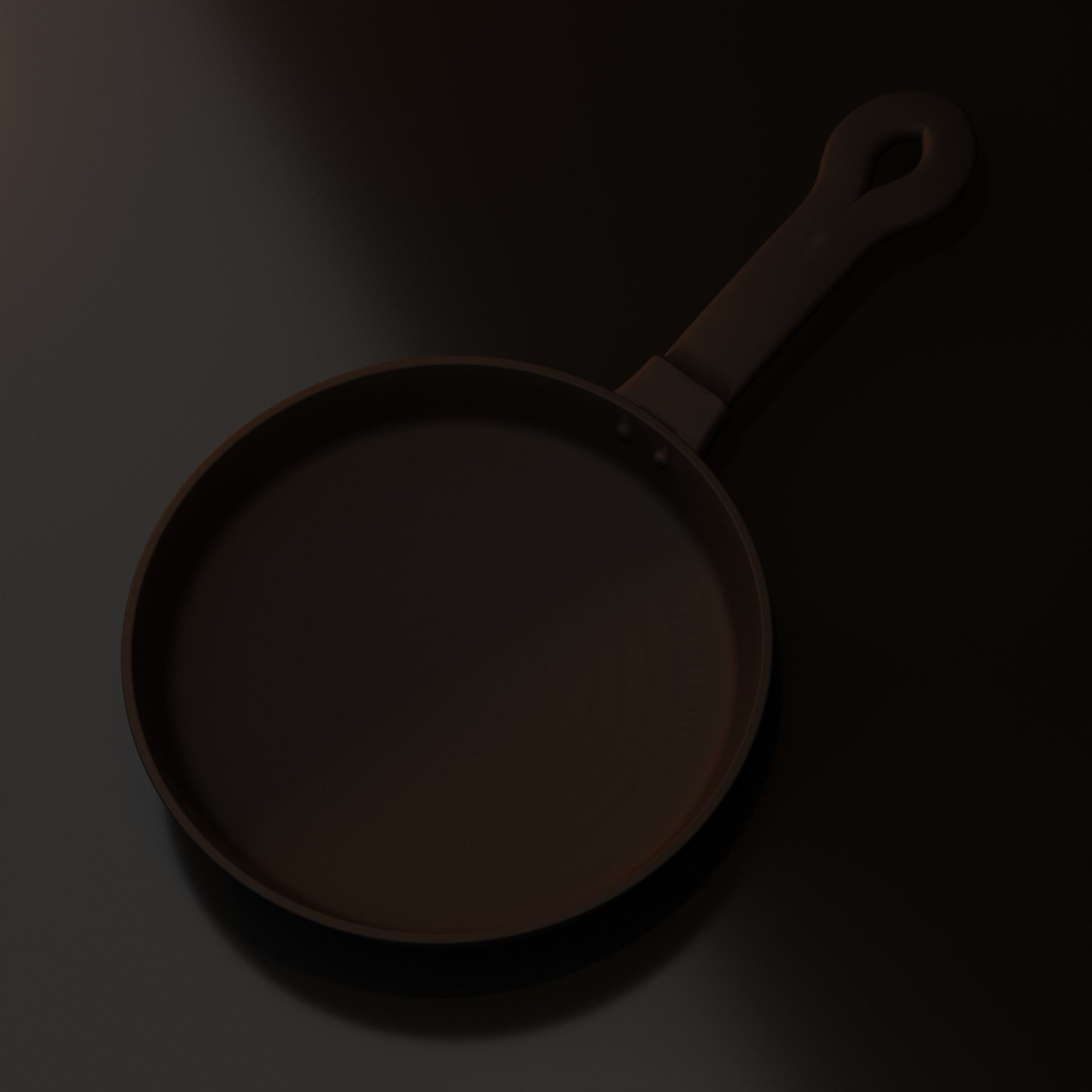 Rapunzel cast iron frying pan 3D print model_13