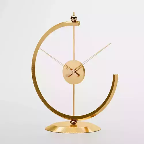 Tabletop Linear Metal Clock