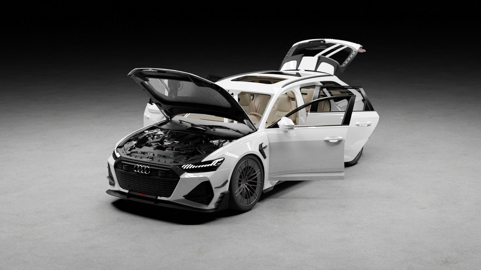 120 HQ Car Pack Add-On for Blender - Rigged and Ready 3D model_25